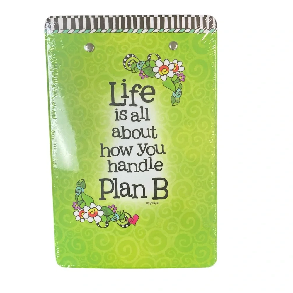 Cute clipboard with pad and pen